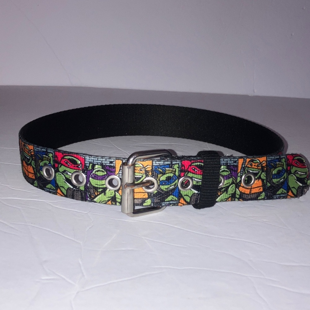 Kids Ninja Turtle Graphic Belt Small Waist 20-25”
